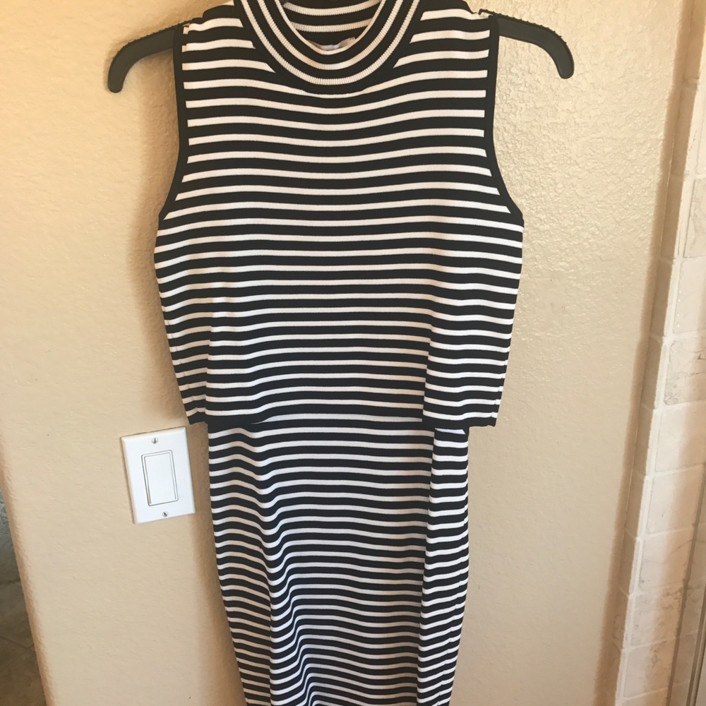 Cute Black & White striped dress